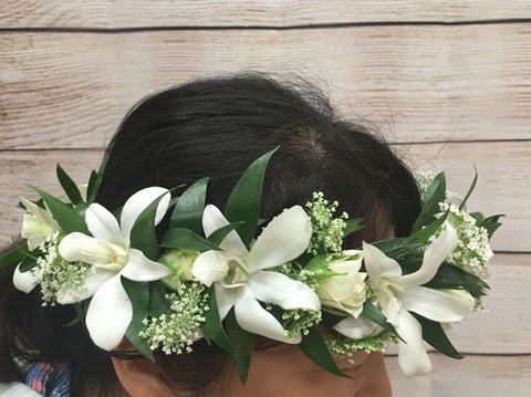 Tropical Orchid Flower Crown