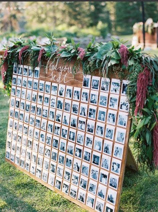 Instant Photography Seating Chart