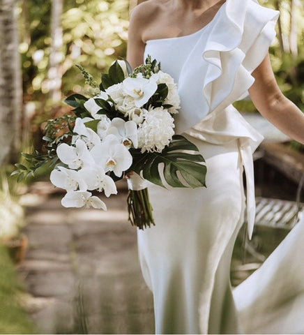 Bridal Bouquet Tropical White