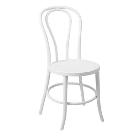 White Bentwood Chair - Kreatif By Design