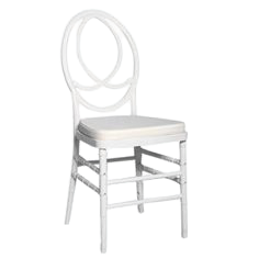 White Channel Chair - Kreatif By Design