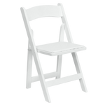 White Folding Chair - Kreatif By Design