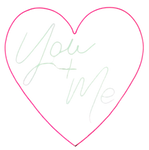 Love Heart 'You + Me' Neon Sign - Kreatif By Design