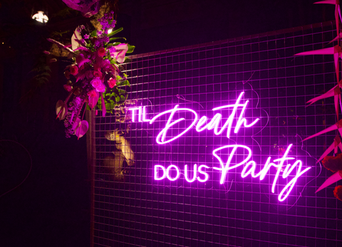 Till The Death Do Us Party Sign
